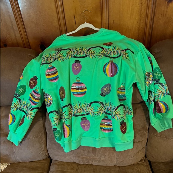 Queen of sparkles Christmas sweatshirt - Picture 2 of 2